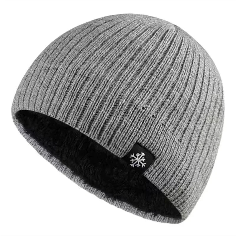 Fleece-Lined Winter Beanie Hat with Plush Interior for Men and Women - Thick Insulated Knit Cap for Skiing, Snowboarding, Outdoor Sports | Lonoma