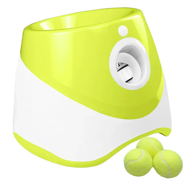 Automatic Dog Ball Launcher Rechargeable Adjustable Distance 3m 6m 9m Interactive Fetch Toy Tennis Ball Thrower Small Medium Large Dogs | Koossa