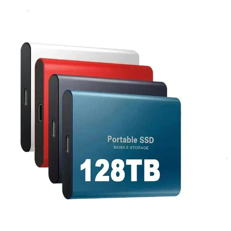 Disque SSD Externe 128 To USB-C Vitesse Transfert Rapide Nomade Compact Créatifs Photographes Gamers Vidéastes | Koossa