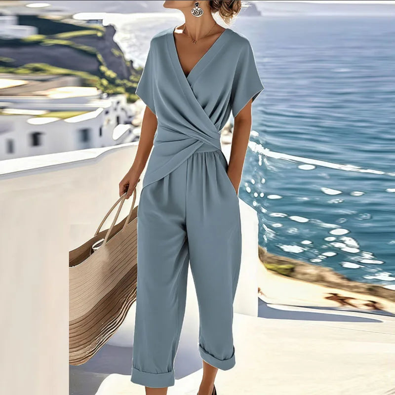 Women's Relaxed Two-Piece Co-ord Set in Soft Breathable Fabric for Everyday Elegance and Versatile Styling | Koossa