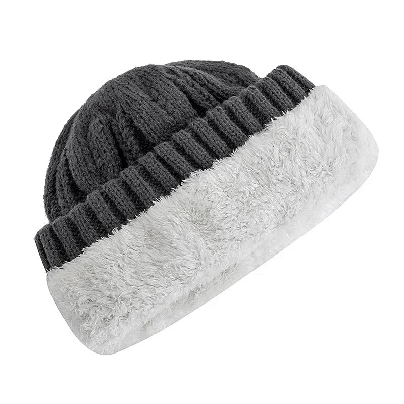 Knit Beanie Hat Winter Warm Unisex Acrylic Slouchy Skull Cap for Men Women Outdoor Cold Weather Casual Streetwear Headwear | Lonoma