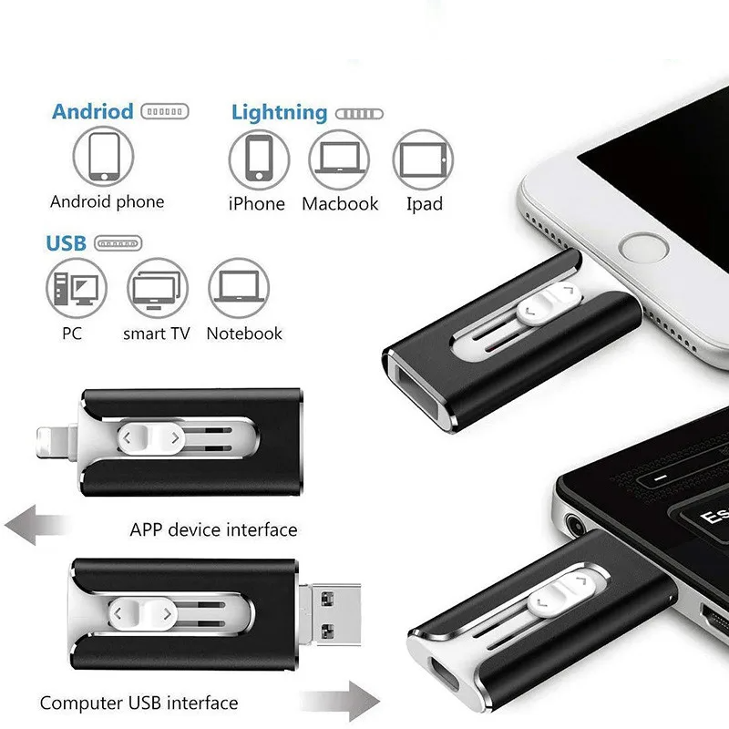 Clé USB double connectique iOS et Android – Stockage additionnel mobile pour photos vidéos et fichiers | Koossa