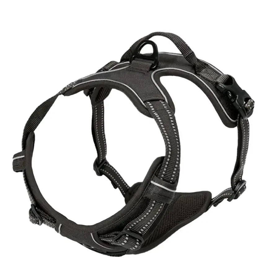 Dog Harness No Pull Front Clip Reflective Heavy Duty Handle Large Medium Adjustable Padded Vest Walking Training | Koossa