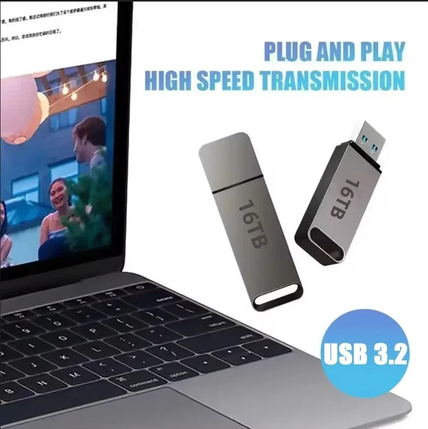 Clé USB métal 4 To USB 3.2 ultra-rapide antichoc compacte sécurité données portable professionnelle robuste | Koossa