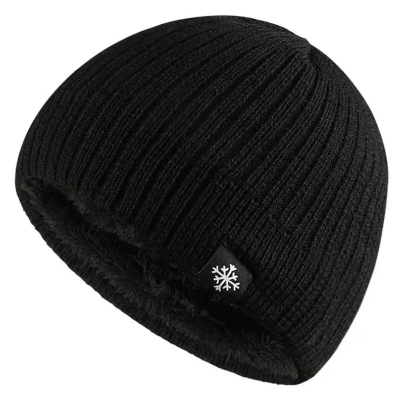 Fleece-Lined Winter Beanie Hat with Plush Interior for Men and Women - Thick Insulated Knit Cap for Skiing, Snowboarding, Outdoor Sports | Lonoma