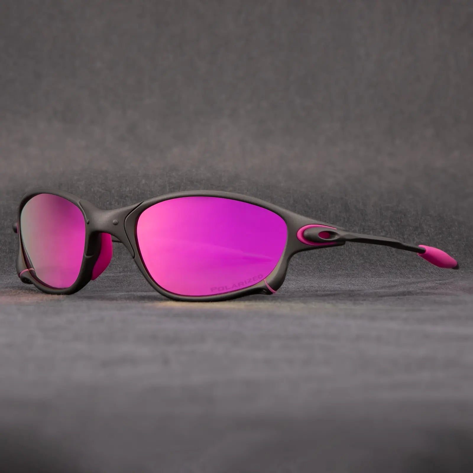 Polarised Red Mirror Sunglasses — Sporty Metallic Frame for Driving, Cycling & Outdoor Activities | Koossa
