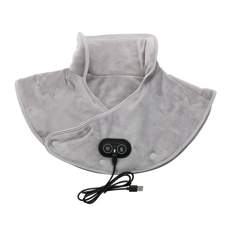 Ergonomic Electric Heated Neck and Shoulder Massager with Adjustable Vibration for Pain Relief and Relaxation | Koossa