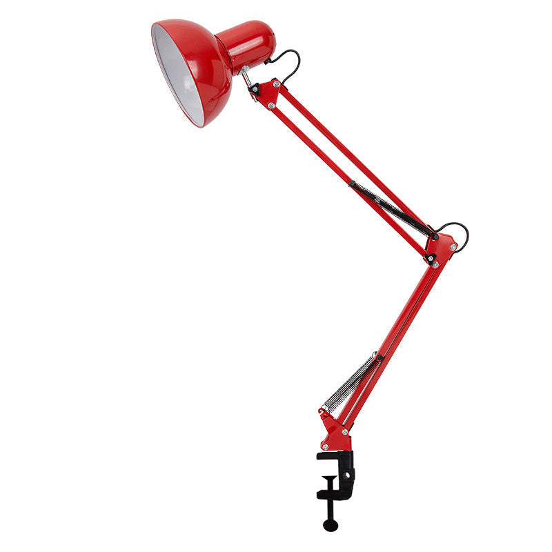 Clamp-On Desk Lamp with Swivel Arm – Industrial Metal Task Light, E26 Socket, for Home Office, Bedroom, Study & Reading Desk | Lonoma