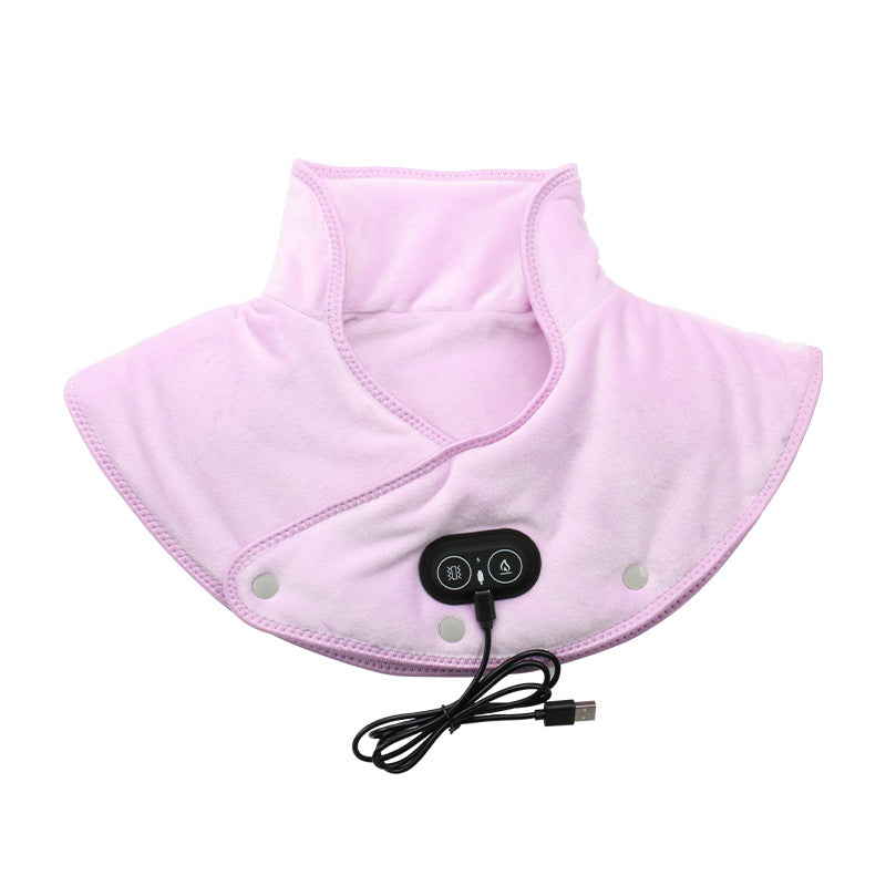 Ergonomic Electric Heated Neck and Shoulder Massager with Adjustable Vibration for Pain Relief and Relaxation | Koossa