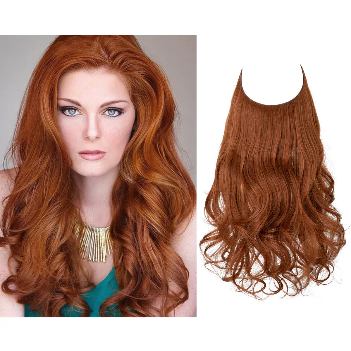 Women's Blonde Human Hair Extensions — Natural Wavy Volume for Effortless Length & Styling | Koossa