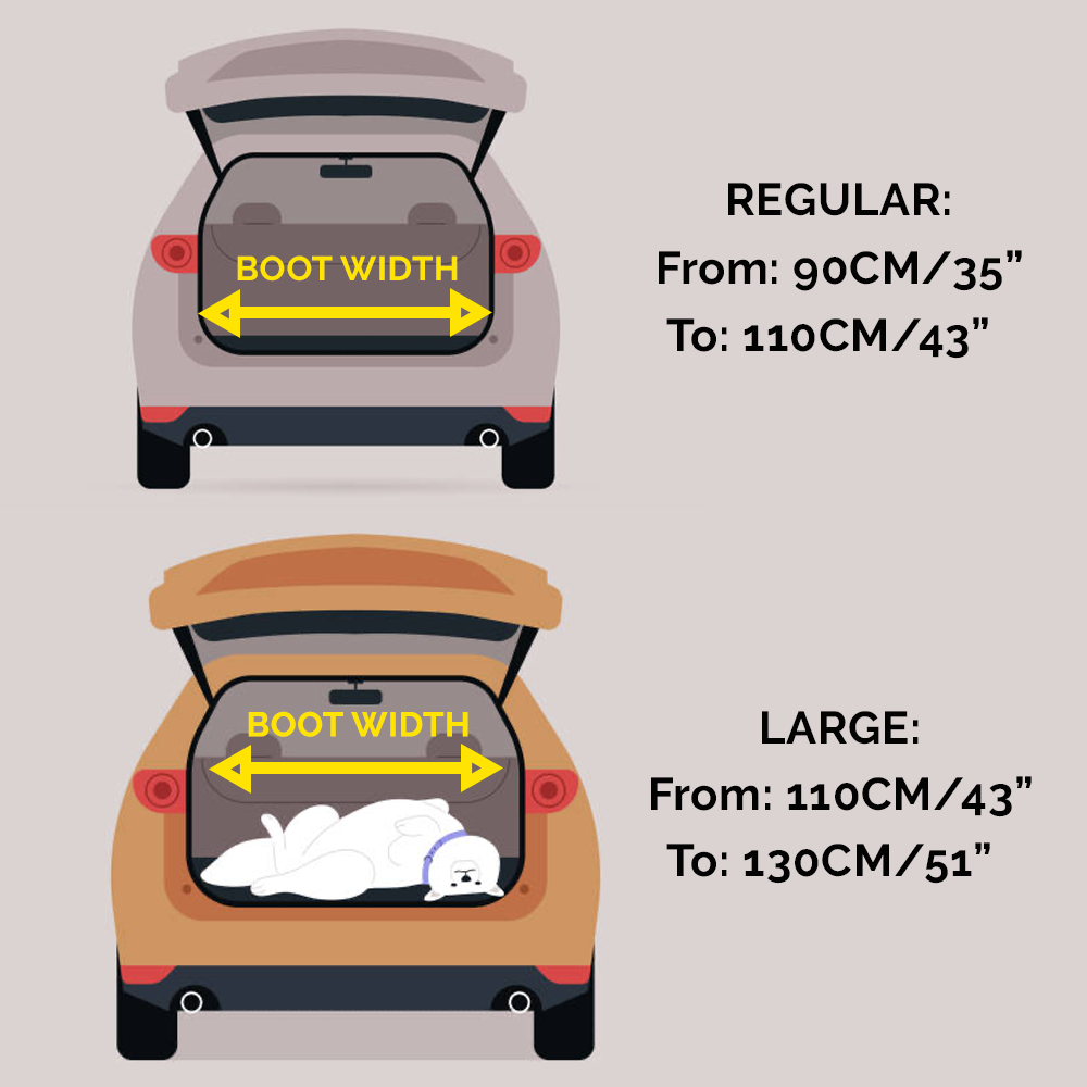 Dog Car Boot Liner Oxford D600 Waterproof Scratch-Proof Non-Slip Universal SUV Van 90–110cm Quilted Boot Cover | Koossa