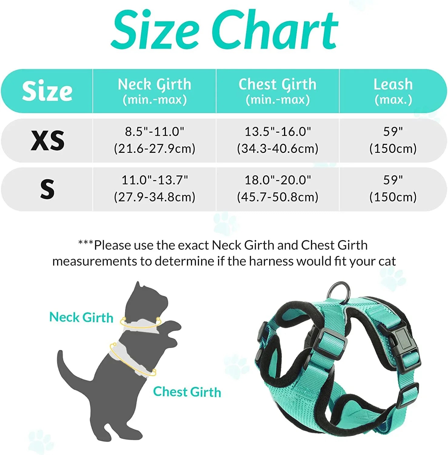Cat Harness No-Choke Mesh Breathable Adjustable Escape-Proof Vest Kitten Lead Outdoor Walking | Koossa