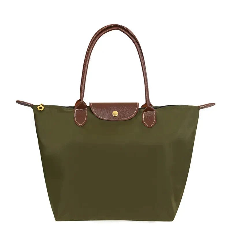 Women's Waterproof Foldable Handbag — Elegant Compact Shoulder Bag for Everyday Use & Travel | Koossa