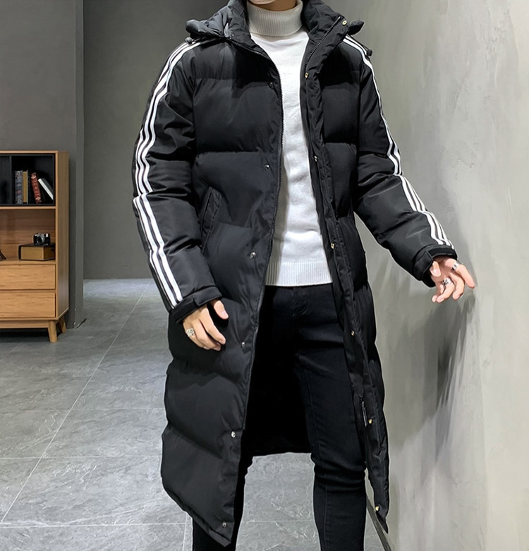 Women's Hooded Long Winter Puffer Coat — Warm Quilted Jacket for Cold Weather & Winter Days | Koossa