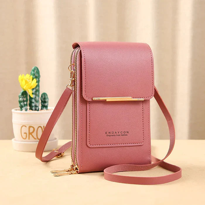 Women's Anti-Theft Crossbody Bag with RFID Protection — Secure Travel Bag with Waterproof Phone Pocket | Koossa
