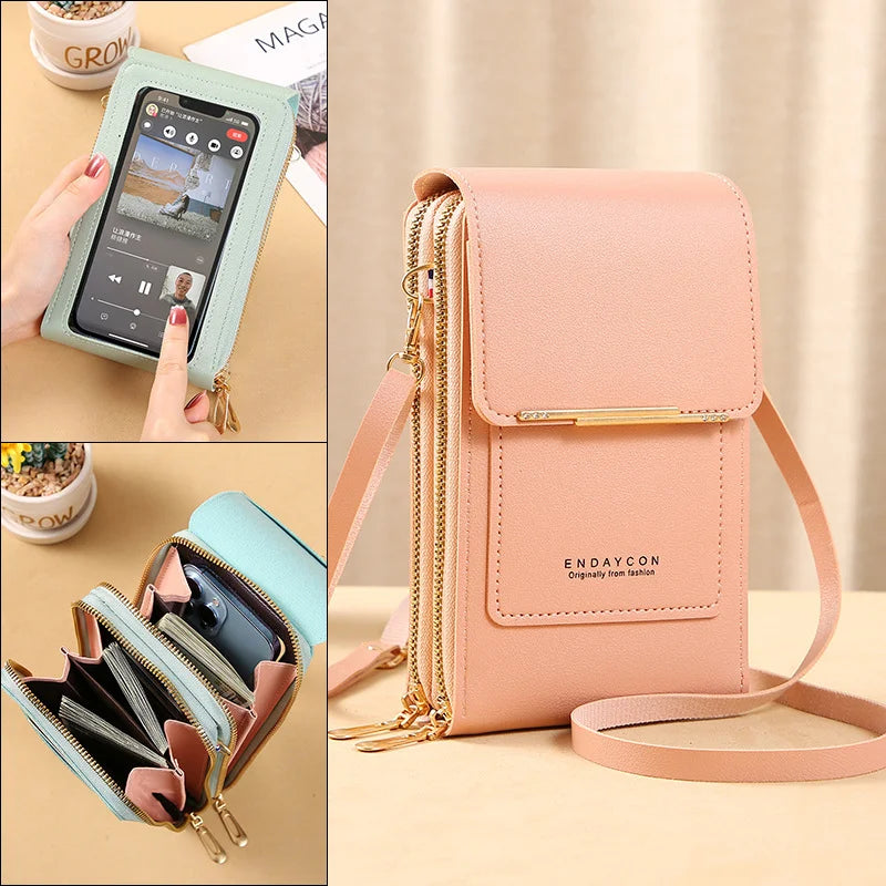 Women's Anti-Theft Crossbody Bag with RFID Protection — Secure Travel Bag with Waterproof Phone Pocket | Koossa