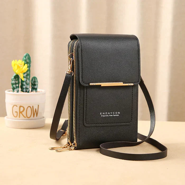 Women's Anti-Theft Crossbody Bag with RFID Protection — Secure Travel Bag with Waterproof Phone Pocket | Koossa