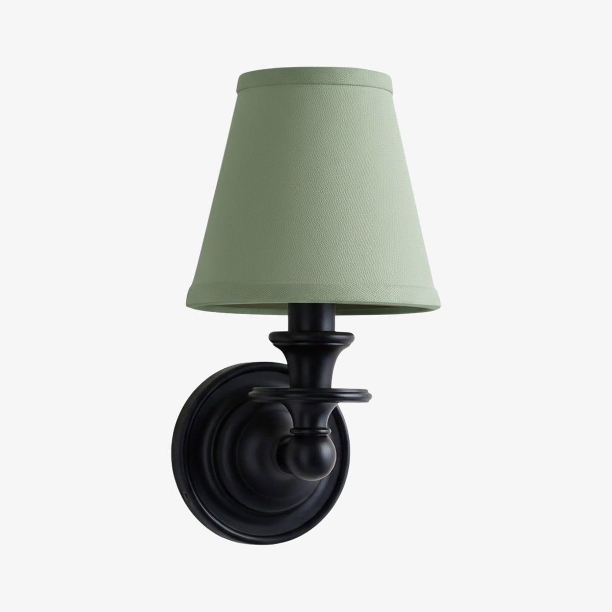 Adjustable Reading Wall Sconce with Fabric Shade & Gooseneck Arm – Wrought Iron Light for Bedroom, Living Room & Hallway | Lonoma