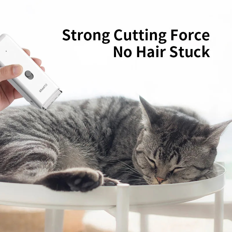 Pet Hair Clippers Rechargeable Cordless Low Noise 6000RPM Ceramic Blade Waterproof IPX7 USB Charging Dog Cat Grooming Trimmer 3-12mm Combs | Koossa