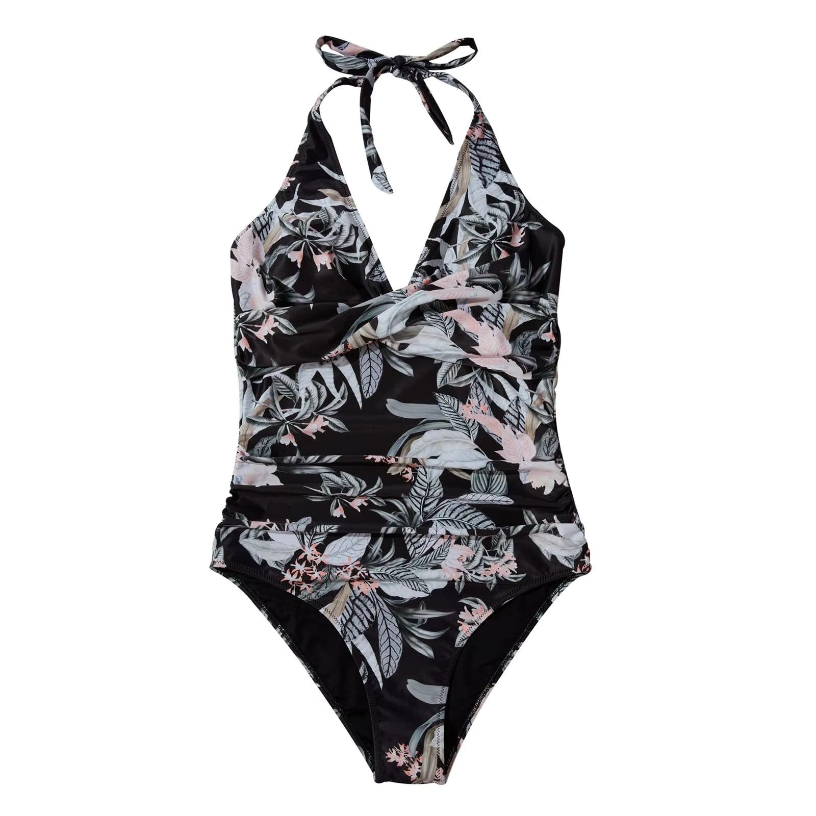 Women's High-Waisted Push-Up Bikini Set — Two-Piece Swimwear with Supportive Top & Flattering High-Rise Bottoms | Koossa