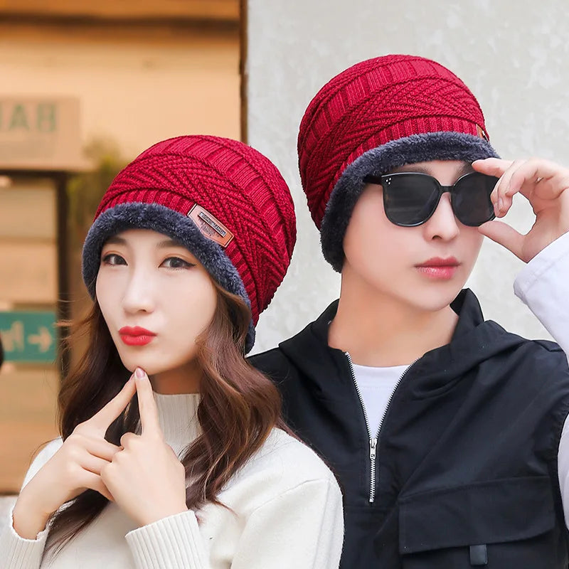 Knit Beanie Hat for Men and Women – Thick Warm Windproof Winter Skull Cap for Everyday Outdoor Wear | Lonoma