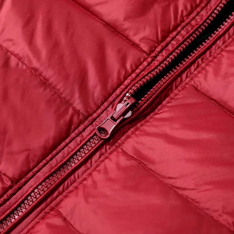 Women's Hooded Puffer Jacket — Lightweight Quilted Coat for Autumn & Winter Layering | Koossa
