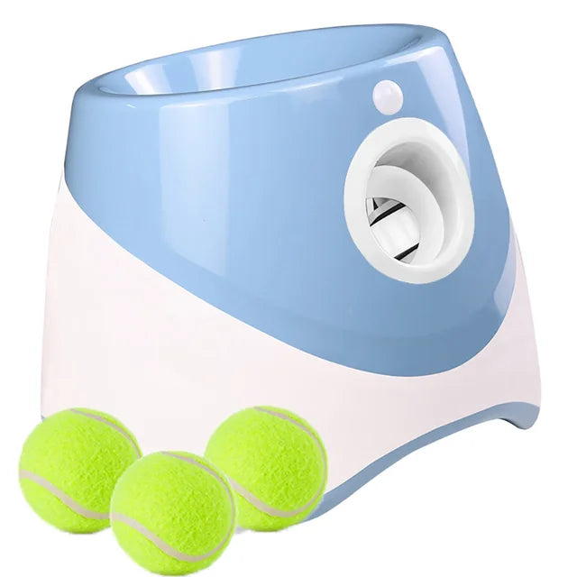 Automatic Dog Ball Launcher Rechargeable Adjustable Distance 3m 6m 9m Interactive Fetch Toy Tennis Ball Thrower Small Medium Large Dogs | Koossa