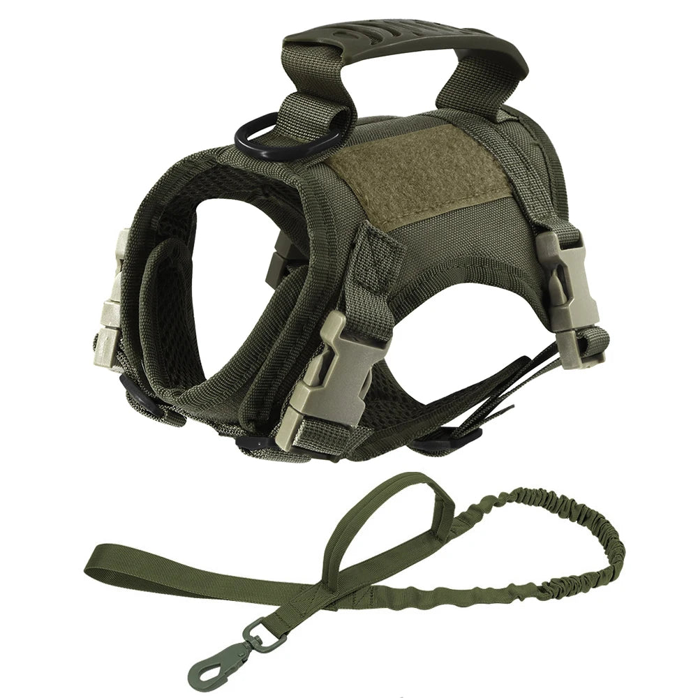 Cat Harness Tactical No-Pull Adjustable Escape-Proof Handle Mesh Vest Walking Large Small Dog | Koossa