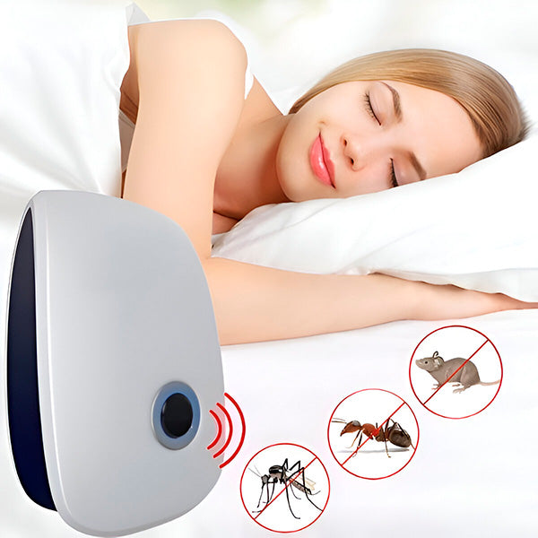 Répulsif Ultrasonique 100 m² Contre Rongeurs et Insectes Sans Chimie Protection Écologique Continue Maison | Koossa
