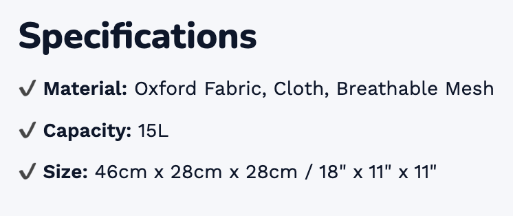 Size guide