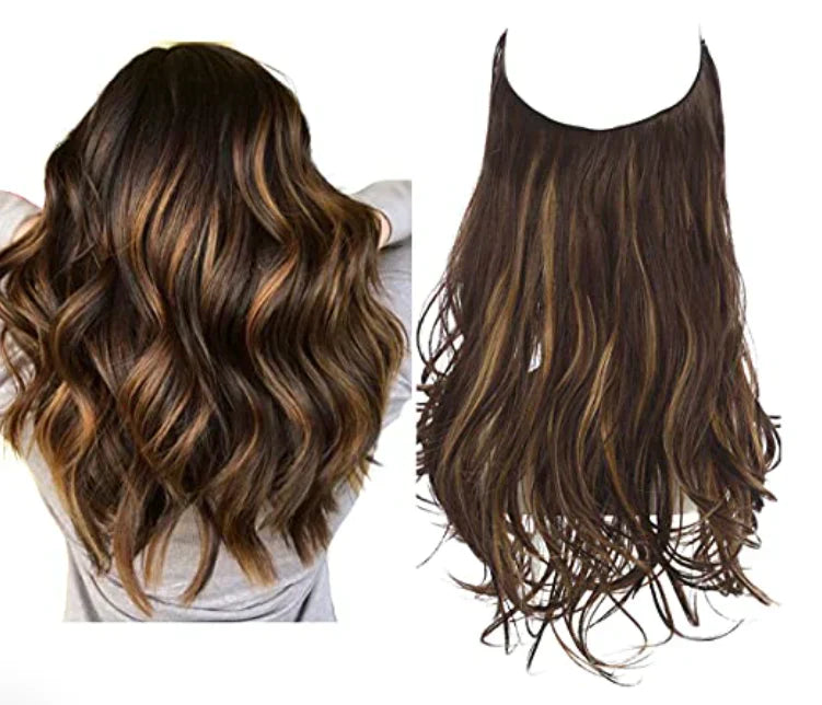 Women's Blonde Human Hair Extensions — Natural Wavy Volume for Effortless Length & Styling | Koossa