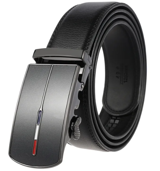 Men's Automatic Buckle Belt — Refined Leather Belt for Business & Formal Occasions | Koossa
