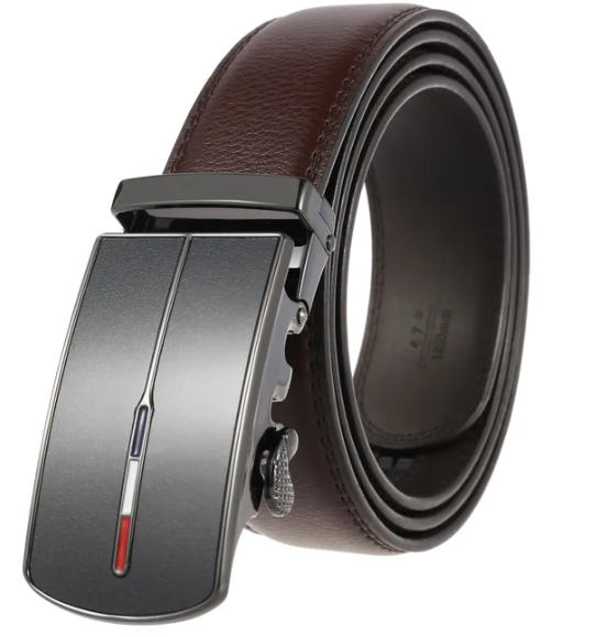 Men's Automatic Buckle Belt — Refined Leather Belt for Business & Formal Occasions | Koossa
