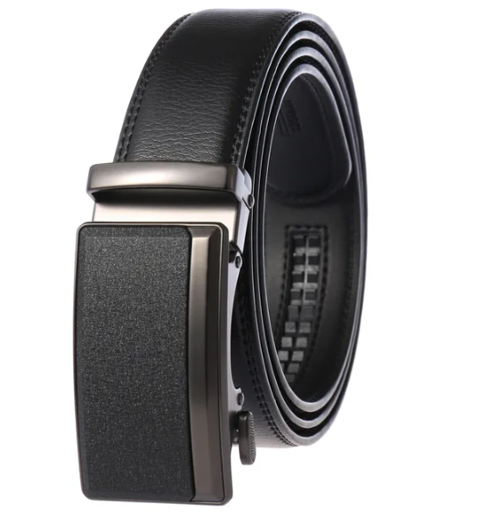 Men's Automatic Buckle Belt — Refined Leather Belt for Business & Formal Occasions | Koossa