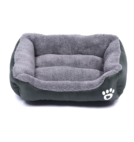 Soft Dog Bed Washable Fleece Oxford Warm Square Pet Bed Small Medium Large Dogs Cats M L XL XXL 54cm 66cm 80cm 95cm Multiple Colours | Koossa