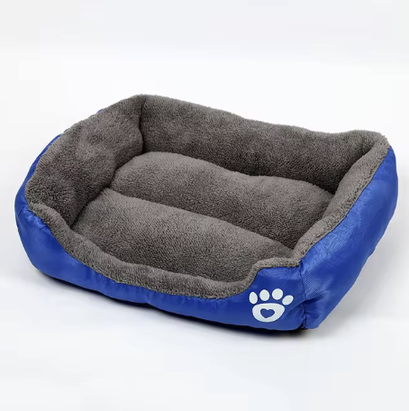 Soft Dog Bed Washable Fleece Oxford Warm Square Pet Bed Small Medium Large Dogs Cats M L XL XXL 54cm 66cm 80cm 95cm Multiple Colours | Koossa