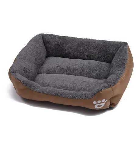 Soft Dog Bed Washable Fleece Oxford Warm Square Pet Bed Small Medium Large Dogs Cats M L XL XXL 54cm 66cm 80cm 95cm Multiple Colours | Koossa