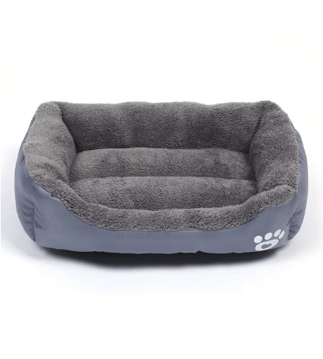 Soft Dog Bed Washable Fleece Oxford Warm Square Pet Bed Small Medium Large Dogs Cats M L XL XXL 54cm 66cm 80cm 95cm Multiple Colours | Koossa