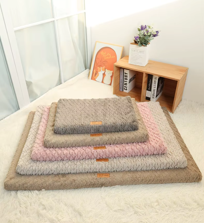 Orthopedic Dog Mat Memory Foam Plush Washable Flat Bed S M L XL XXL Small Large Dogs Cats Sofa Floor Mat Pressure Relief | Koossa