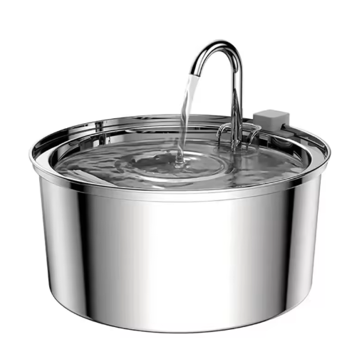Automatic Pet Water Fountain Stainless Steel 3L Cat Dog USB Silent Filter Drinking Fountain Dispenser Bowl Auto Pump | Koossa