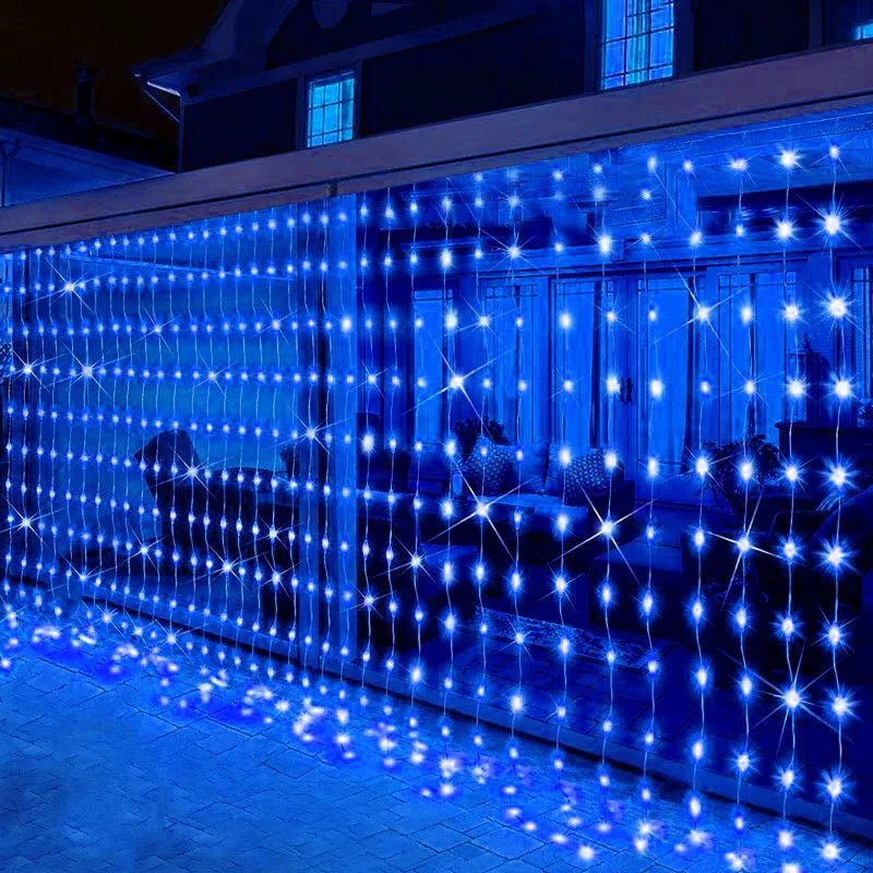 LED Curtain String Lights USB 8 Modes Fairy Lights for Bedroom Wedding Party Holiday Decor Indoor Outdoor Waterfall Twinkle Lights | Lonoma