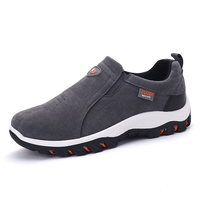 Men's Outdoor Walking Shoes — Robust Slip-On Hiking Shoes for All-Terrain Adventures & City Travel | Koossa