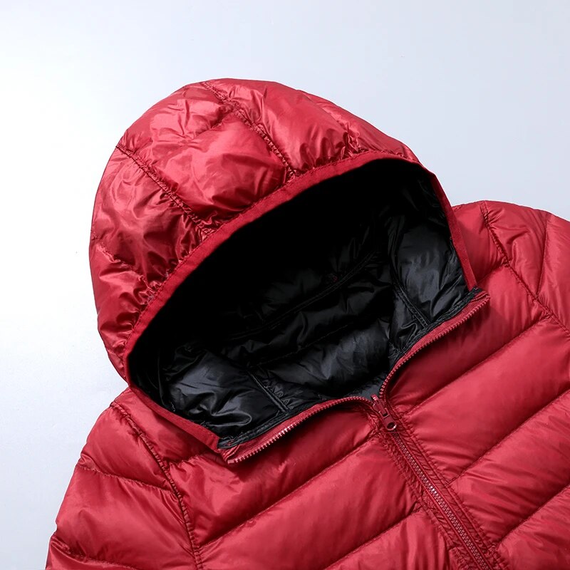 Women's Hooded Puffer Jacket — Lightweight Quilted Coat for Autumn & Winter Layering | Koossa
