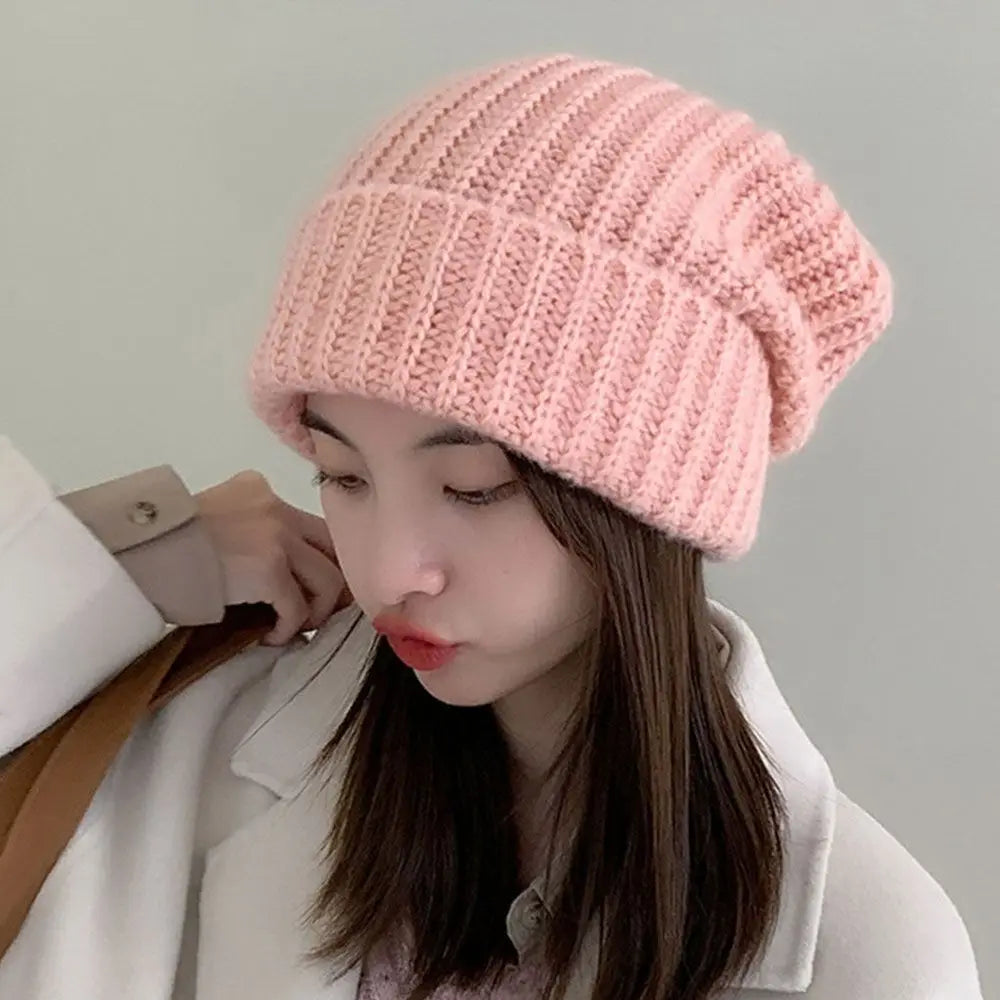 Unisex Knit Beanie Hat – Soft Cotton Skull Cap for Winter – Stretchy One Size Fits All – Everyday Warm Headwear for Men and Women | Lonoma
