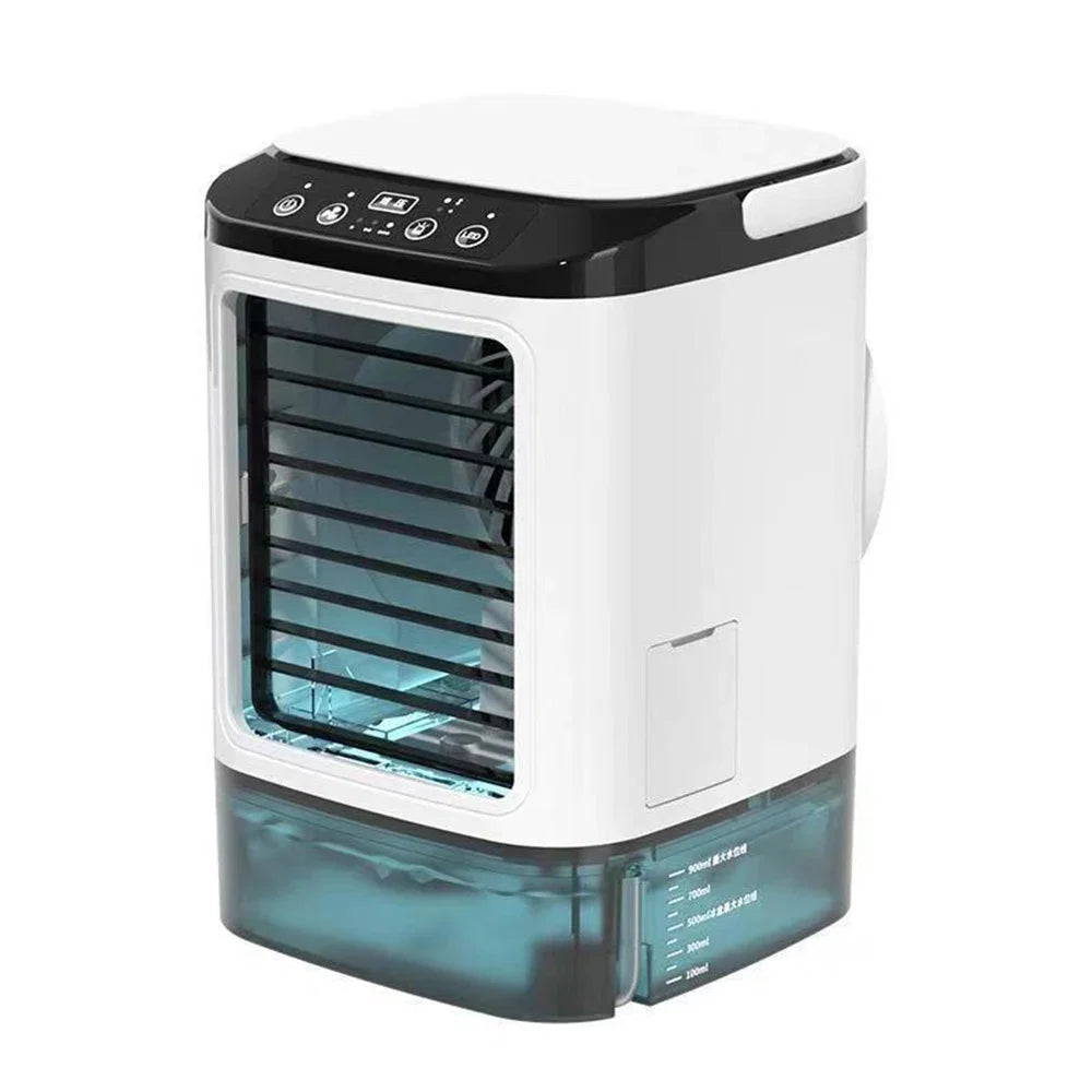 Rafraîchisseur d'Air Mobile à Nébulisation 900 ml — 3 Vitesses USB LED pour Bureau Chambre Voyage Maison | Koossa