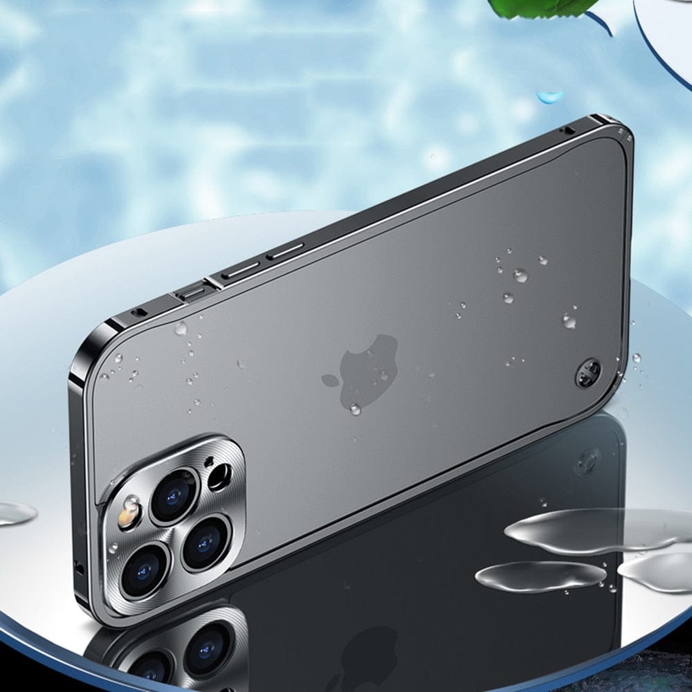 Aircraft-Grade Aluminum iPhone Case Ultra-Slim Precision CNC Milled Bumper Cover Lightweight Metal Protection for iPhone | Lonoma