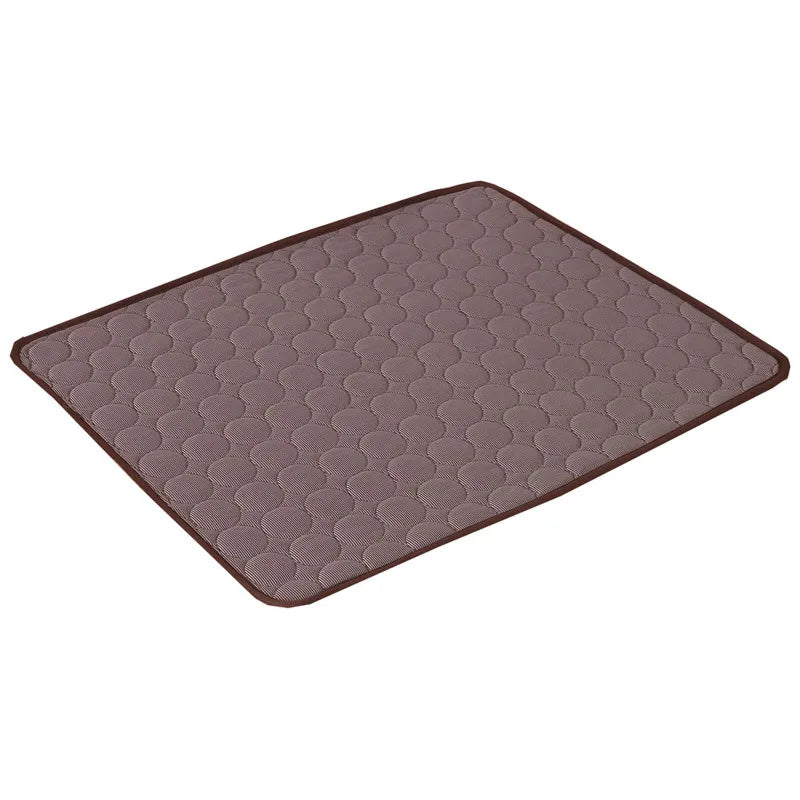Dog Cat Cooling Mat Gel-Infused Quilted Self-Cooling XS to XXL Breathable Mesh Washable Summer Pet Bed Pad | Koossa