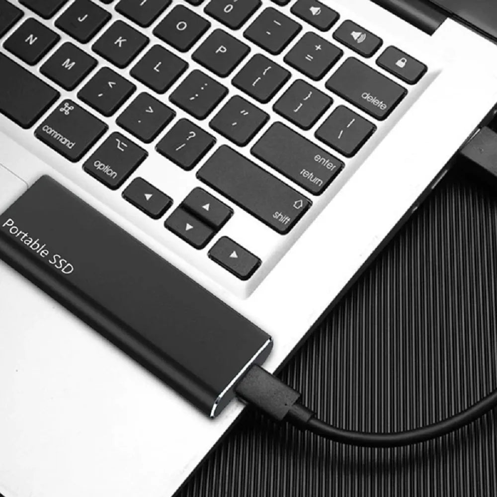 Disque SSD externe 4 To USB-C haute vitesse compact aluminium stockage numérique portable professionnel | Koossa