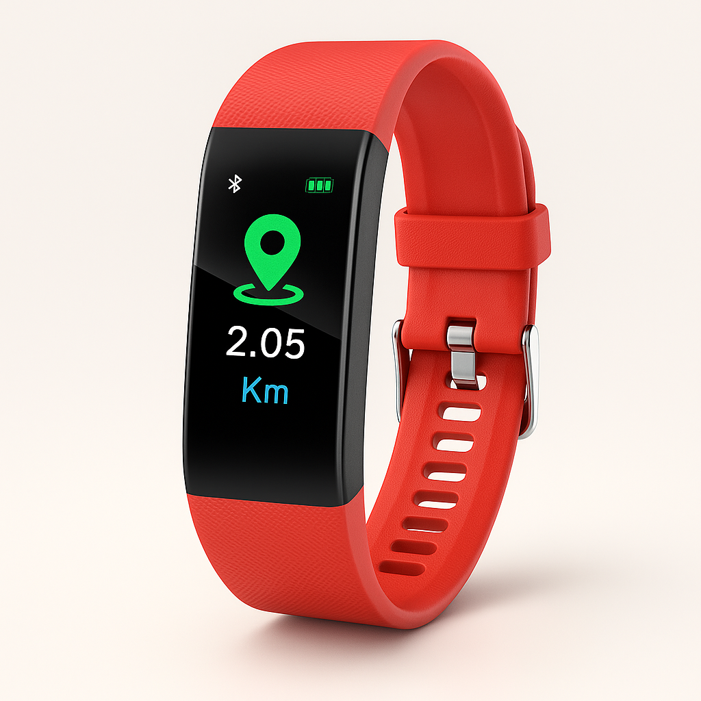 Montre connectée avec capteur de fréquence cardiaque et podomètre étanche pour suivi quotidien actif sport | Koossa