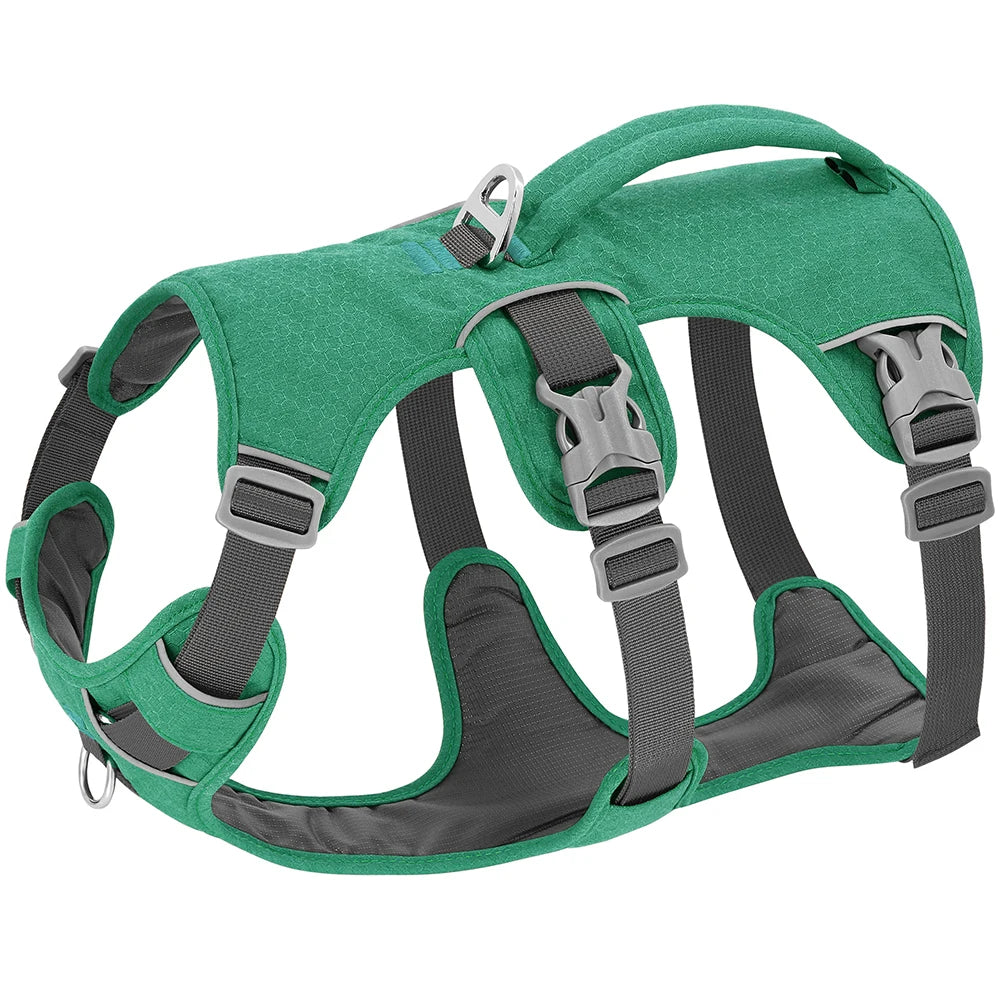 Dog Harness No-Pull Padded Reflective Adjustable XS-M Nylon Escape-Proof Handle Vest Small Medium Large Training Walking Control | Koossa